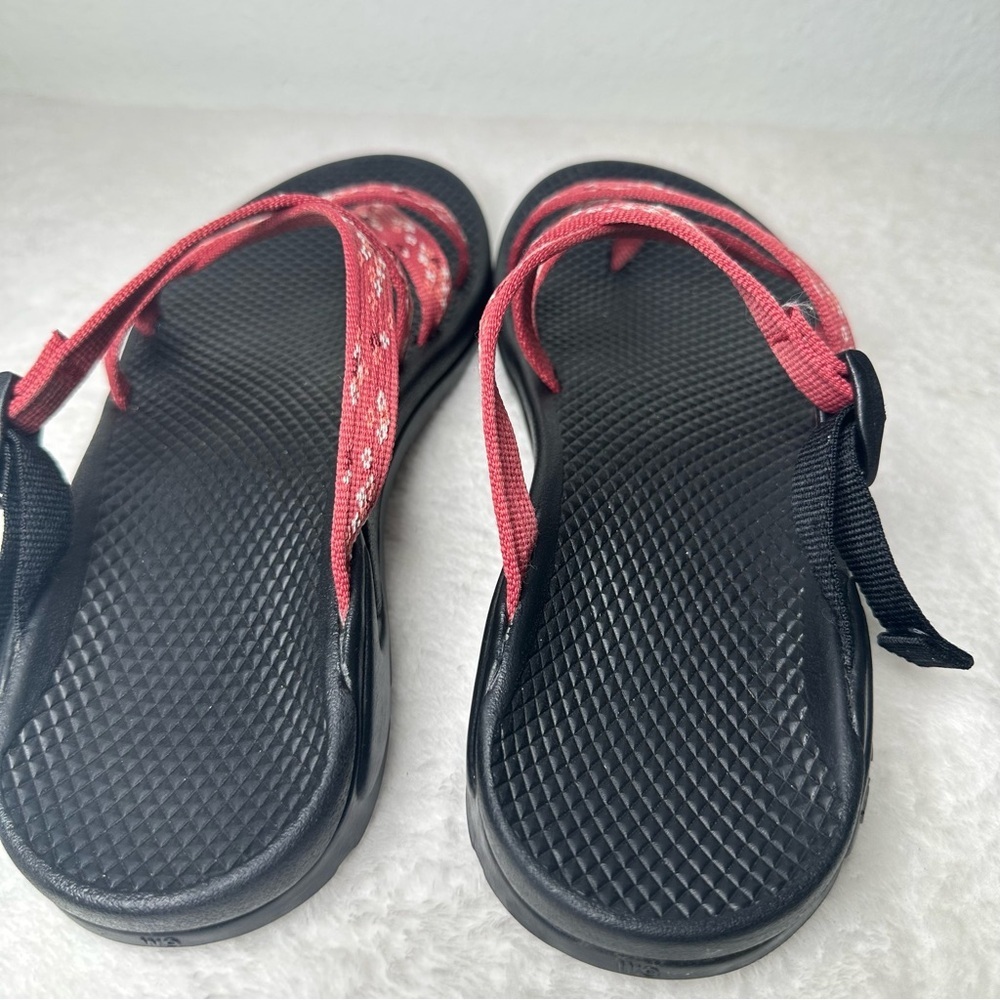 Chaco Arch Support Women's Sandals in Pink Adjustable Straps in Black Sole W9 - Picture 5 of 15